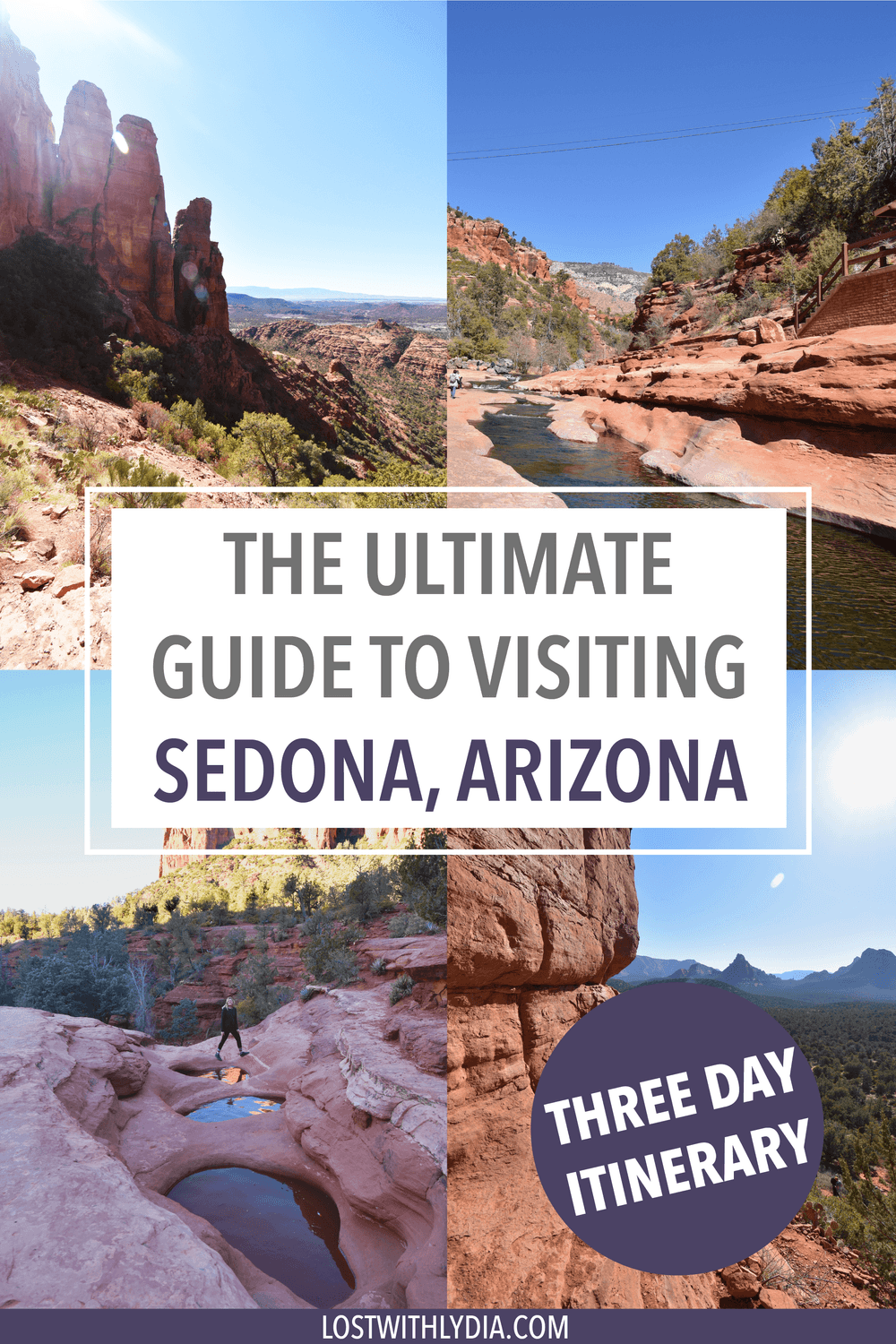 The best way to spend 3 days in Sedona, Arizona including where to stay, where to eat, hiking trails and other activities! Plan a trip to one of the best places to visit in Arizona.