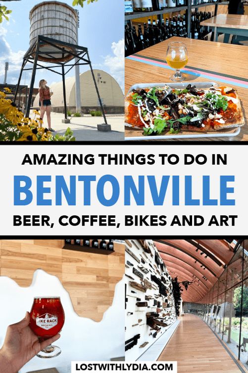 The city of Bentonville is an underrated Arkansas city known for mountain biking trails, delicious food and a great art scene. If you’re looking for a fun Arkansas weekend trip, add Bentonville to your Arkansas bucket list!