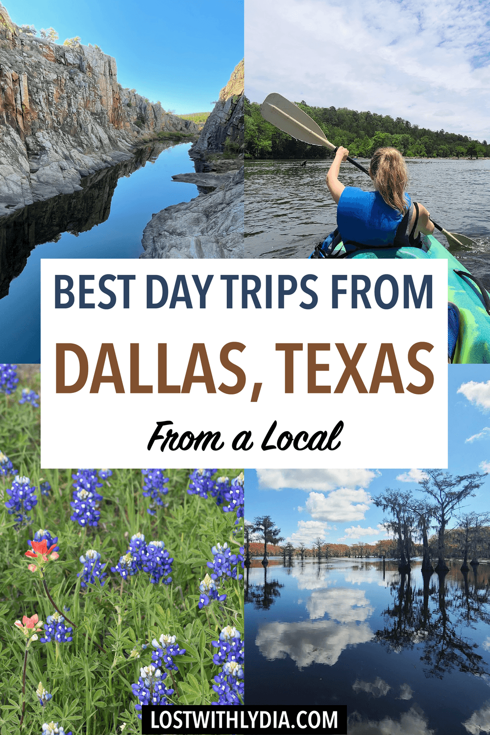 There is no shortage of day trips for an adventure from Dallas, Texas. This list includes hiking trails near Dallas, outdoor adventures near Dallas, some of the cutest small towns in Texas and more.