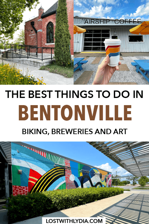 The city of Bentonville is an underrated Arkansas city known for mountain biking trails, delicious food and a great art scene. If you’re looking for a fun Arkansas weekend trip, add Bentonville to your Arkansas bucket list!