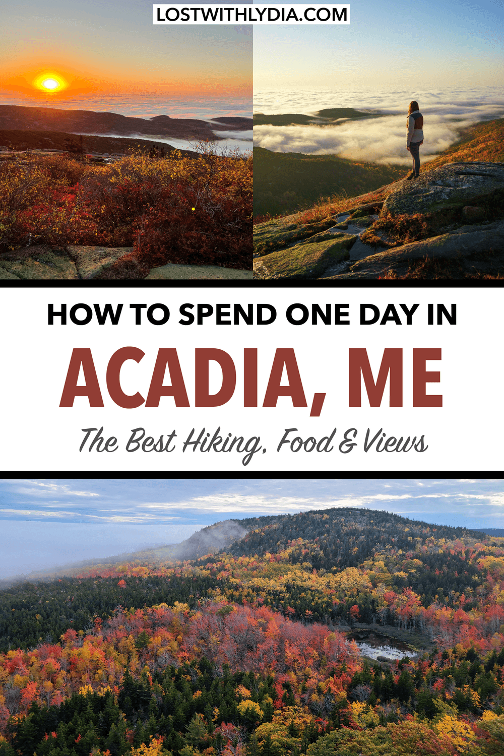 Learn how to spend one day in Acadia National Park! With a good plan, you can see the best views and enjoy the best trails in a short amount of time.