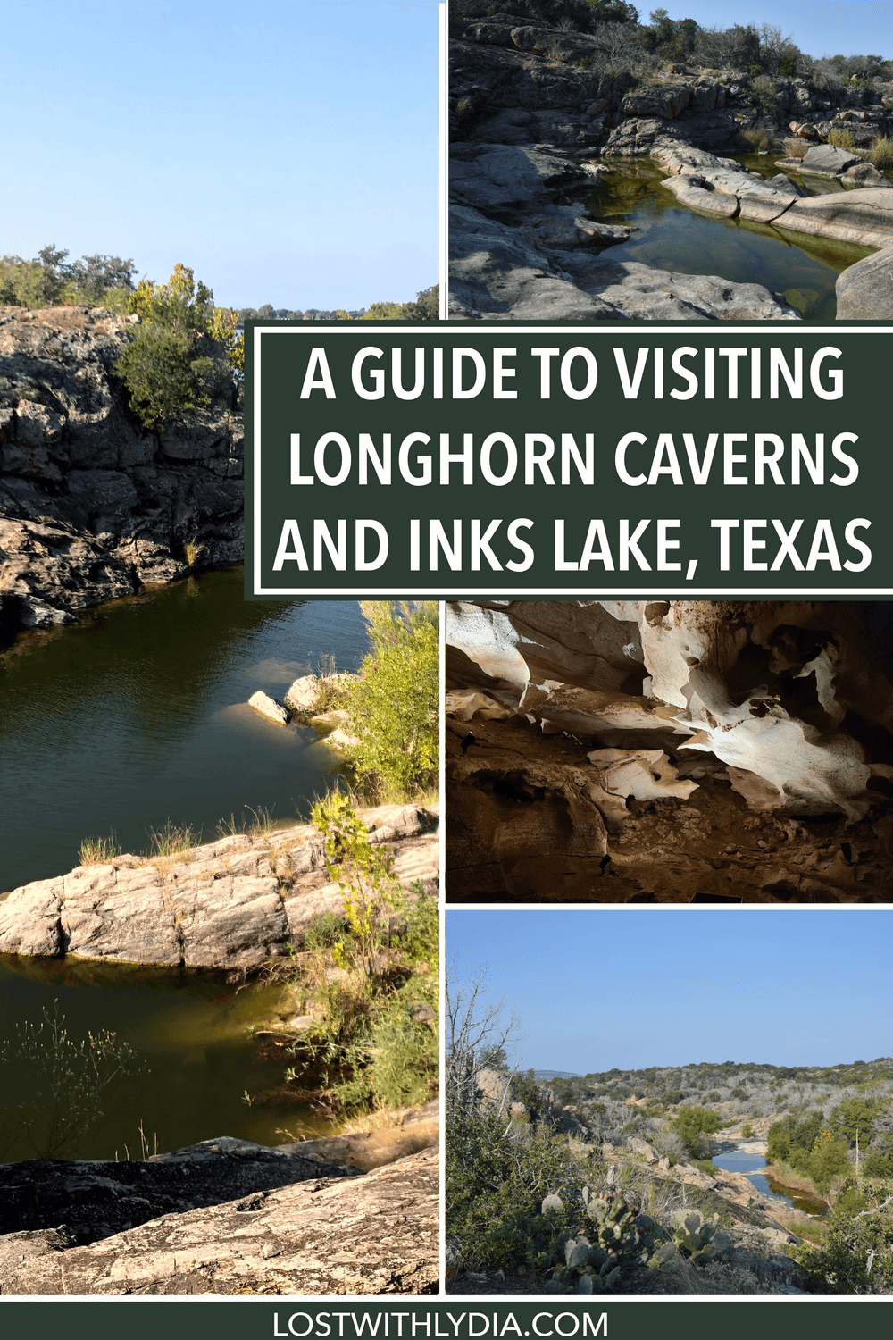 Learn all about visiting two amazing Texas state parks: Inks Lake and Longhorn Caverns. Check out the best hiking trails in Inks Lake, swimming in Inks Lake, cave tours of Longhorn Caverns and more.
