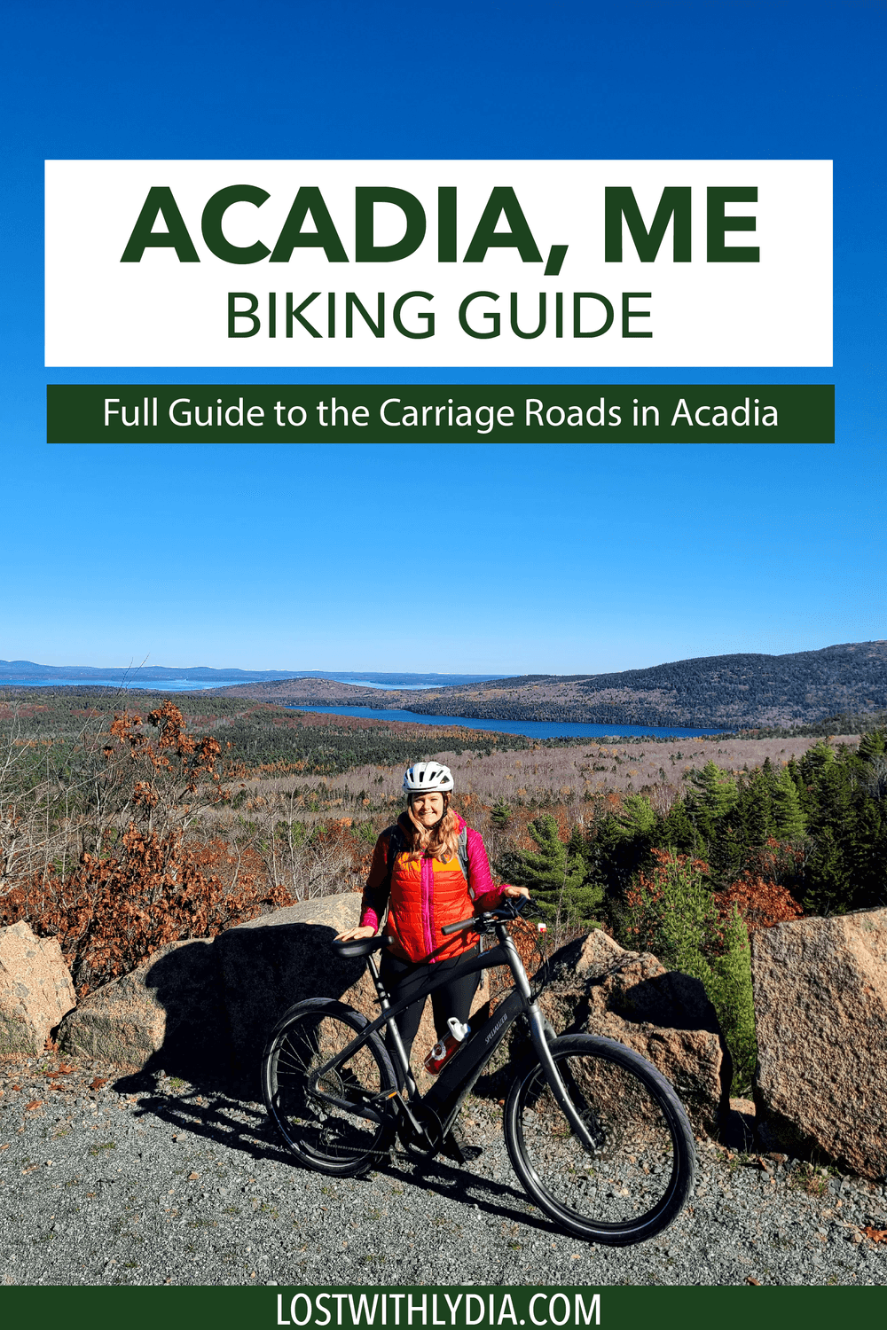 The ultimate guide to biking the Carriage Roads in Acadia National Park! Learn the history of the Carriage Roads, the best routes on the Carriage Roads and more.