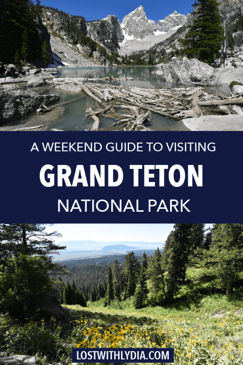 A guide for spending the perfect two days in Grand Teton National Park! Learn about accommodations in Grand Teton, hiking trails in Grand Teton and tips for visiting.