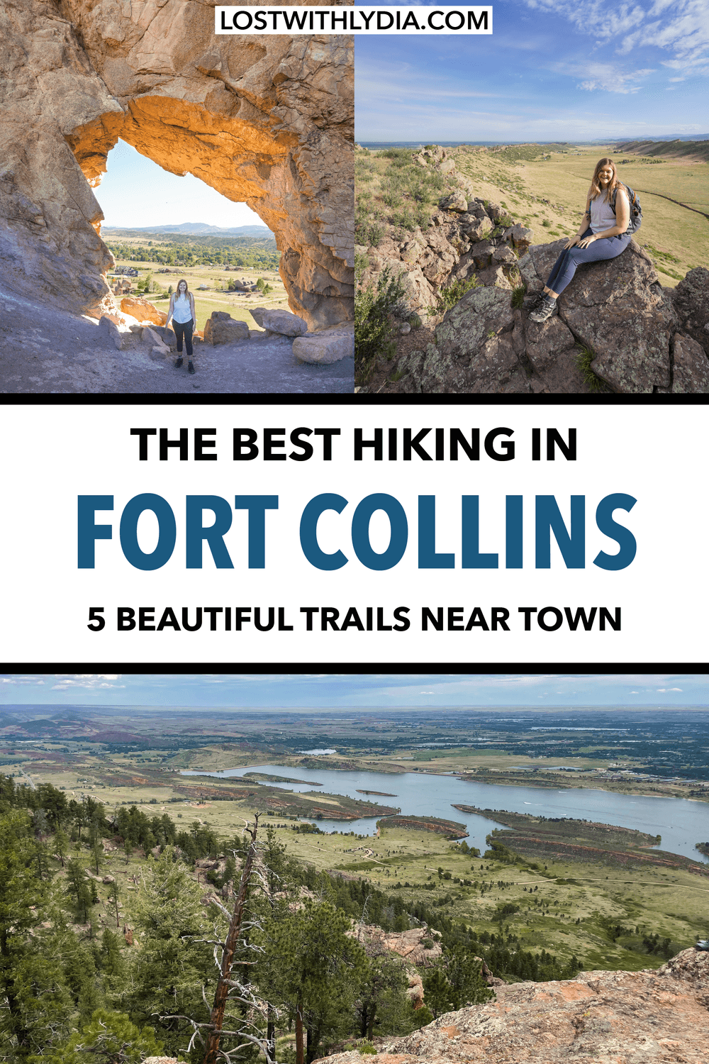 These 5 beautiful hiking trails will make you want to visit Fort Collins! Learn the details on the best hiking near Fort Collins along with other tips for a Colorado road trip.