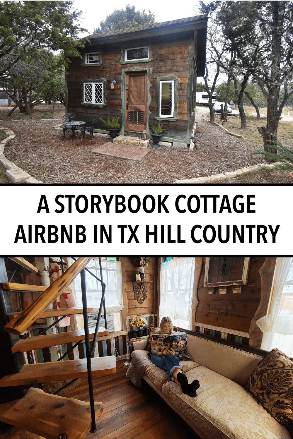 Looking for a unique place to stay in Texas Hill Country? Havenwald is a fairytale-like cottage located in Dripping Springs and is sure to create a magical experience!
