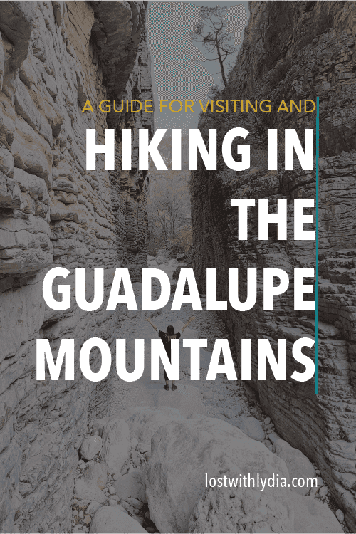 Learn about the best hiking trails in Guadalupe Mountains National Park! Guadalupe Mountains is one of the least visited US National Parks and a must for a West Texas road trip.