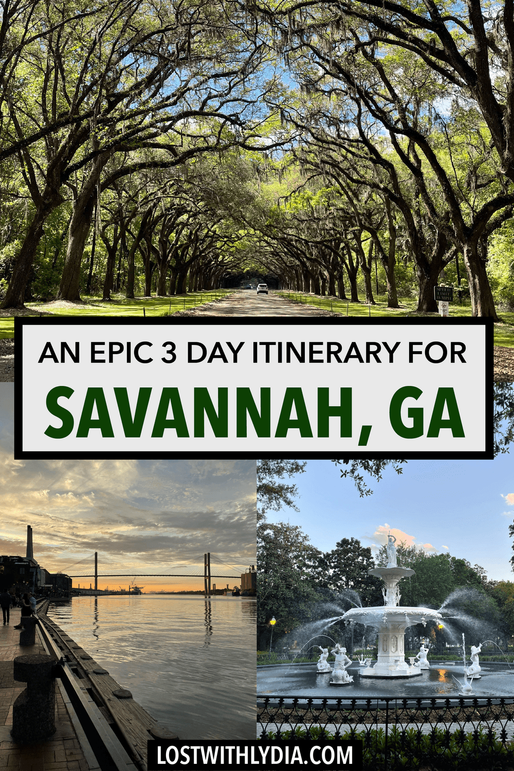 Plan your perfect long weekend in Savannah with this guide! Savannah is a amazing Southern destination with interesting history, beautiful architecture, outdoor activities and more.