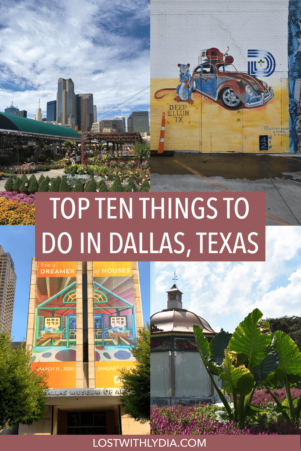 Read about the top things to do in Dallas, Texas from the perspective of a local! The list includes unique neighborhoods to explore in Dallas, some great restaurants in Dallas and more.