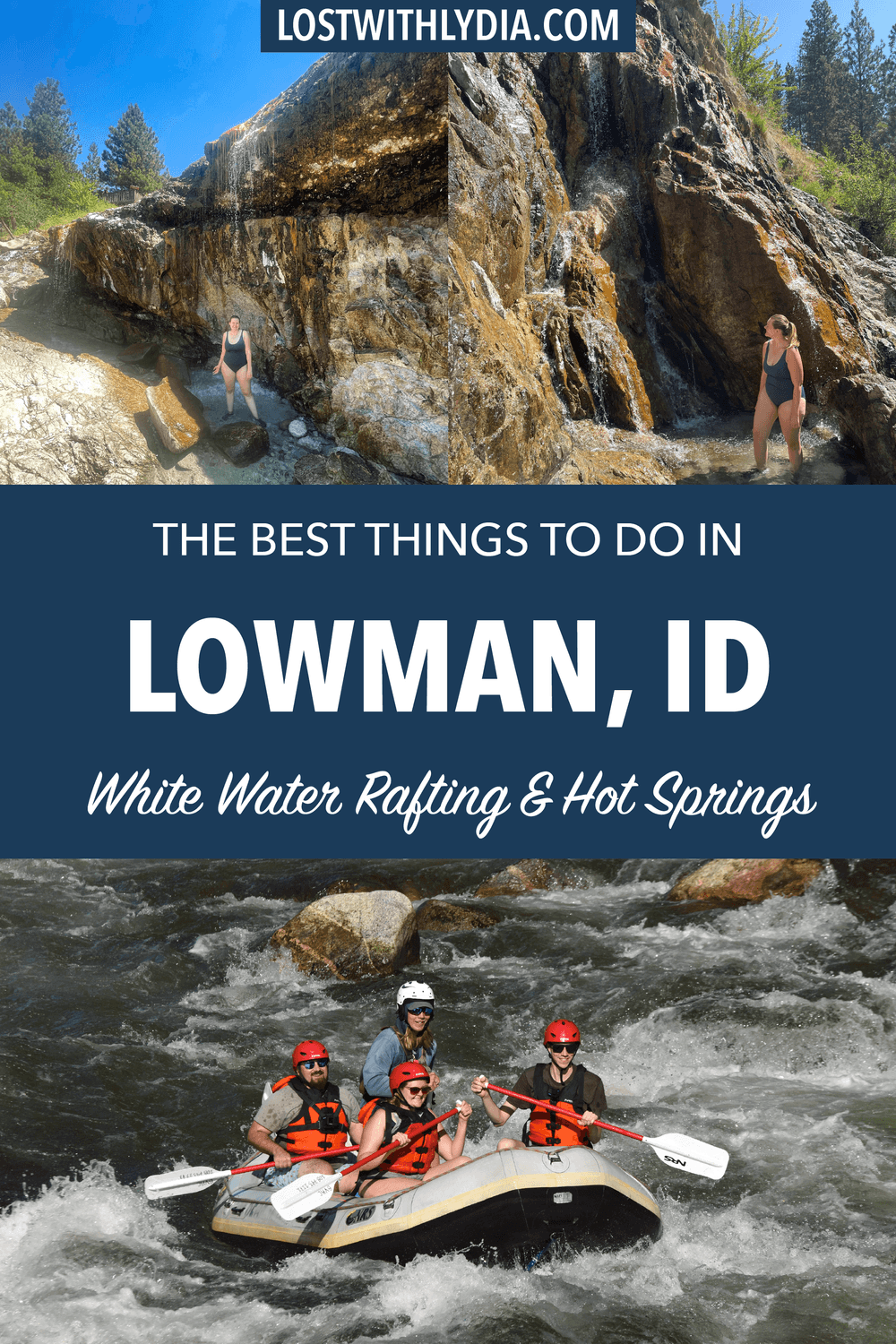 Take a weekend trip from Boise to Lowman, Idaho! This mountain town is perfect for soaking in Hot Springs, white water rafting and enjoying the mountain scenery.