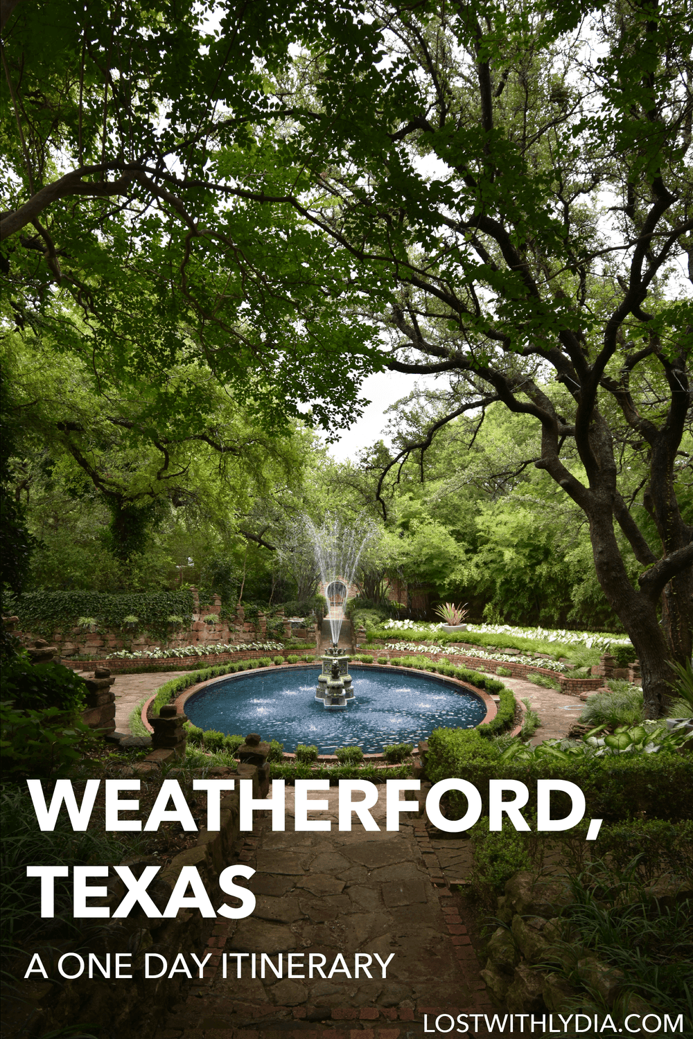Weatherford, Texas is a charming town with great hiking nearby. Learn about the best things to do in Weatherford, Texas, from a Europeon Garden to a unique coffee shop.
