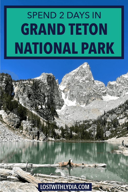 A guide for spending the perfect two days in Grand Teton National Park! Learn about accommodations in Grand Teton, hiking trails in Grand Teton and tips for visiting.