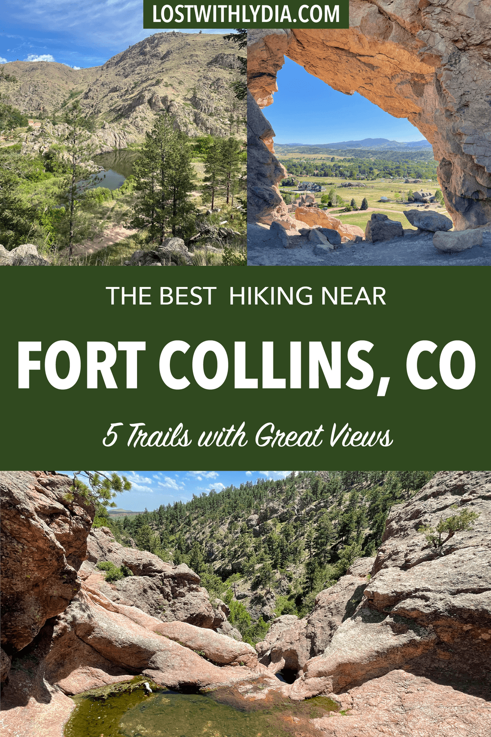 These 5 beautiful hiking trails will make you want to visit Fort Collins! Learn the details on the best hiking near Fort Collins along with other tips for a Colorado road trip.