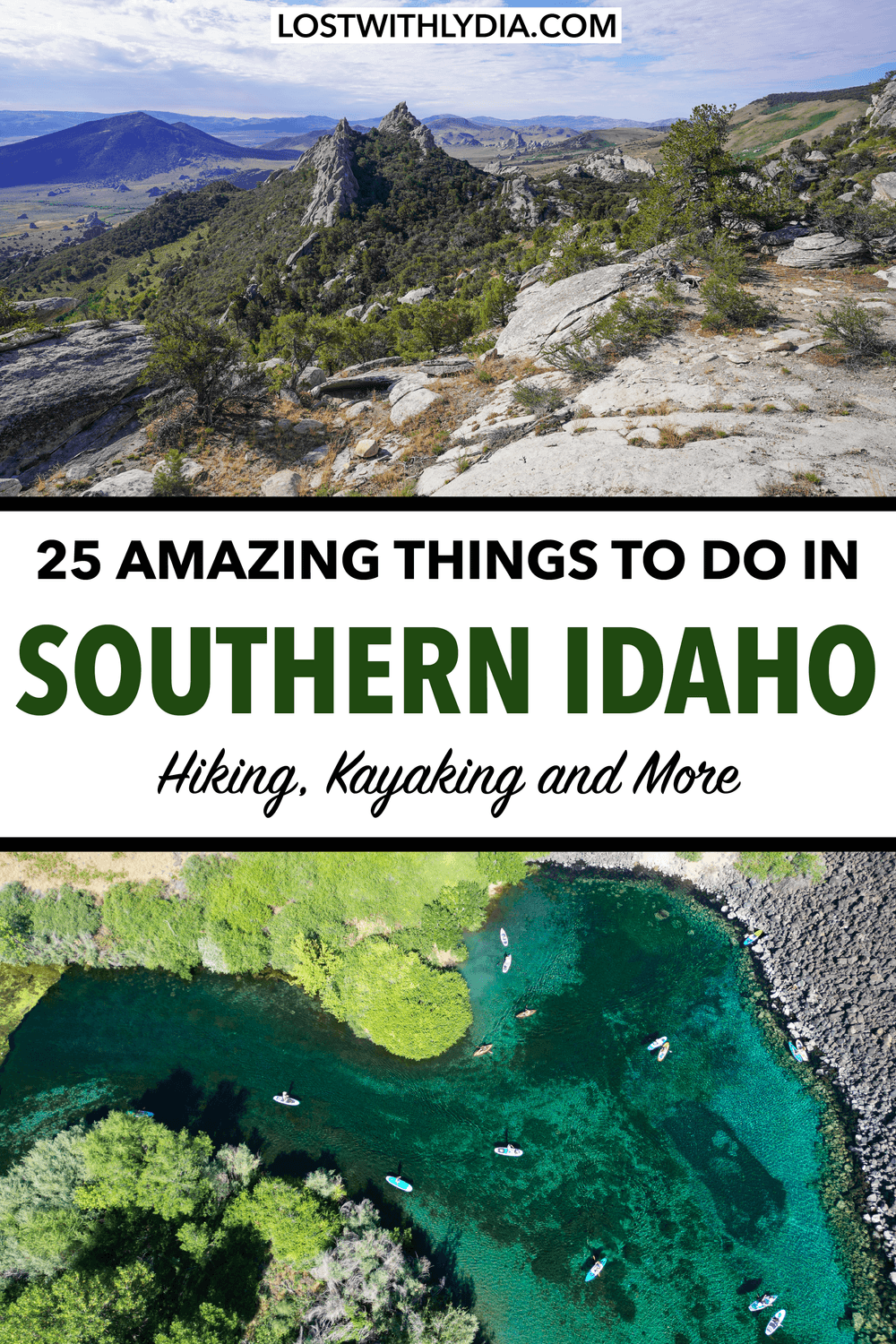 Plan an Idaho road trip with this guide! Discover all of the best outdoor adventures near Boise and Twin Falls and learn about hte best things to do in Southern Idaho.