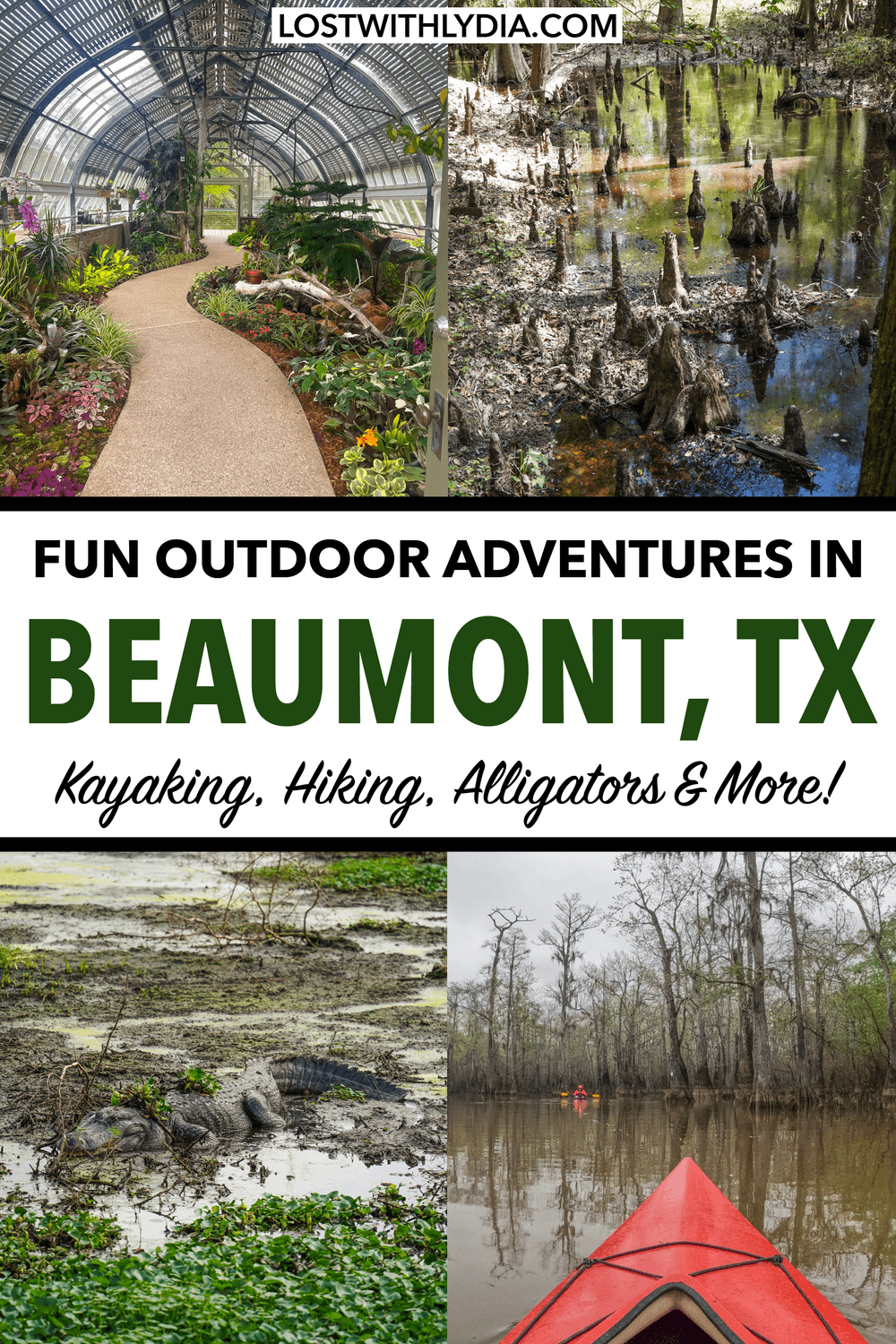 Discover the best outdoor adventures in Beaumont, Texas! From paddling through the Big Thicket to seeing the alligators in Cattail Marsh, Beaumont is a beautiful area that should be on your Texas bucket list.