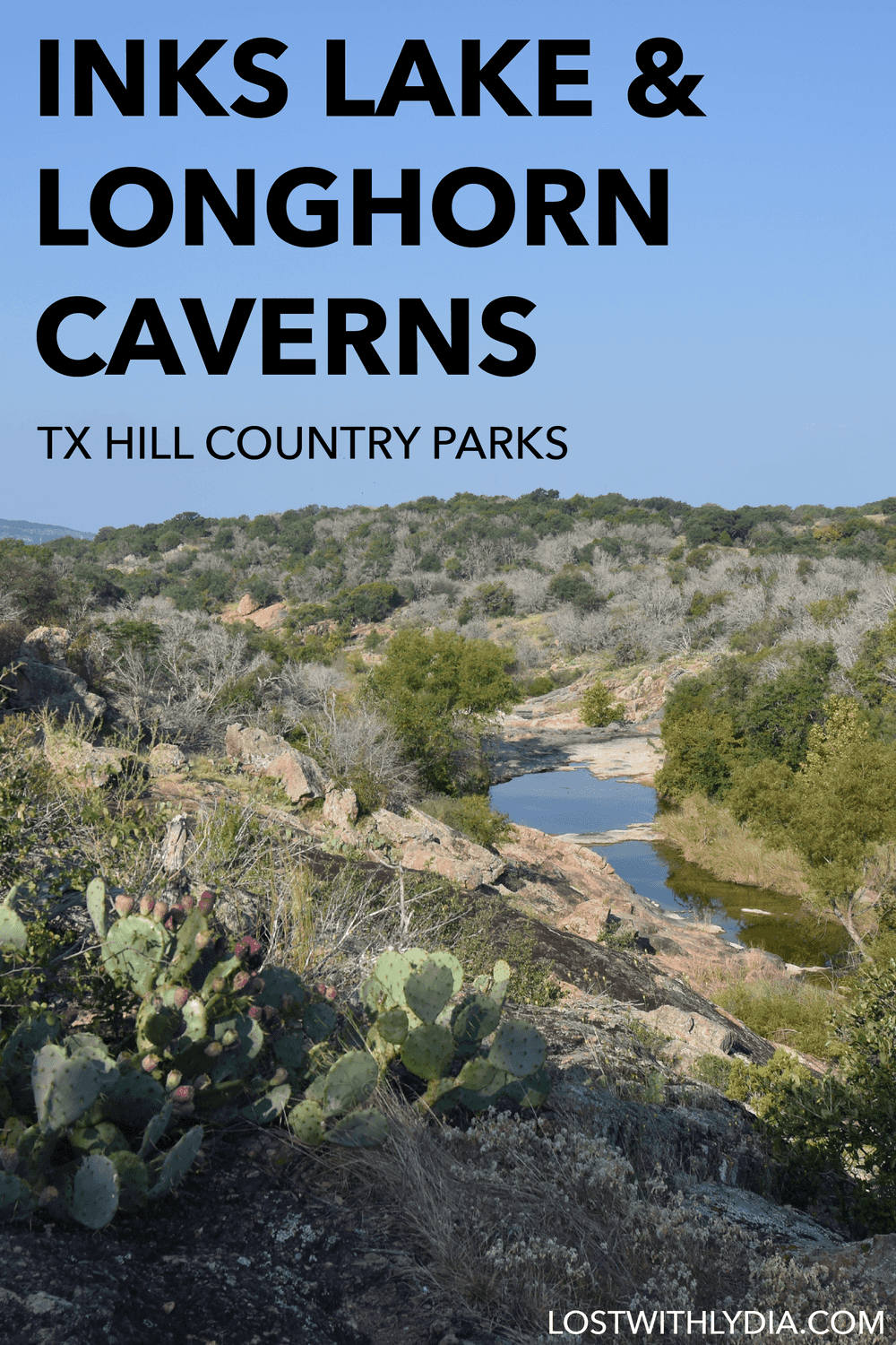 Learn all about visiting two amazing Texas state parks: Inks Lake and Longhorn Caverns. Check out the best hiking trails in Inks Lake, swimming in Inks Lake, cave tours of Longhorn Caverns and more.
