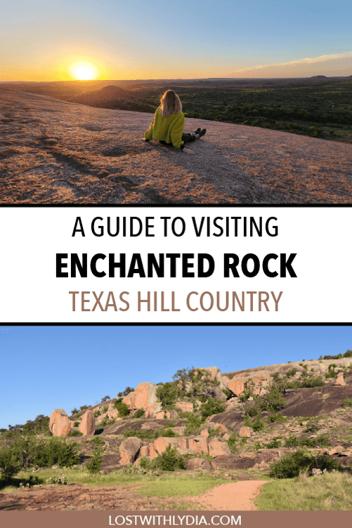 A guide for visiting one of the best places in Texas Hill Country: Enchanted Rock State Park! Learn about hiking trails in Enchanted Rock, when to visit and more.