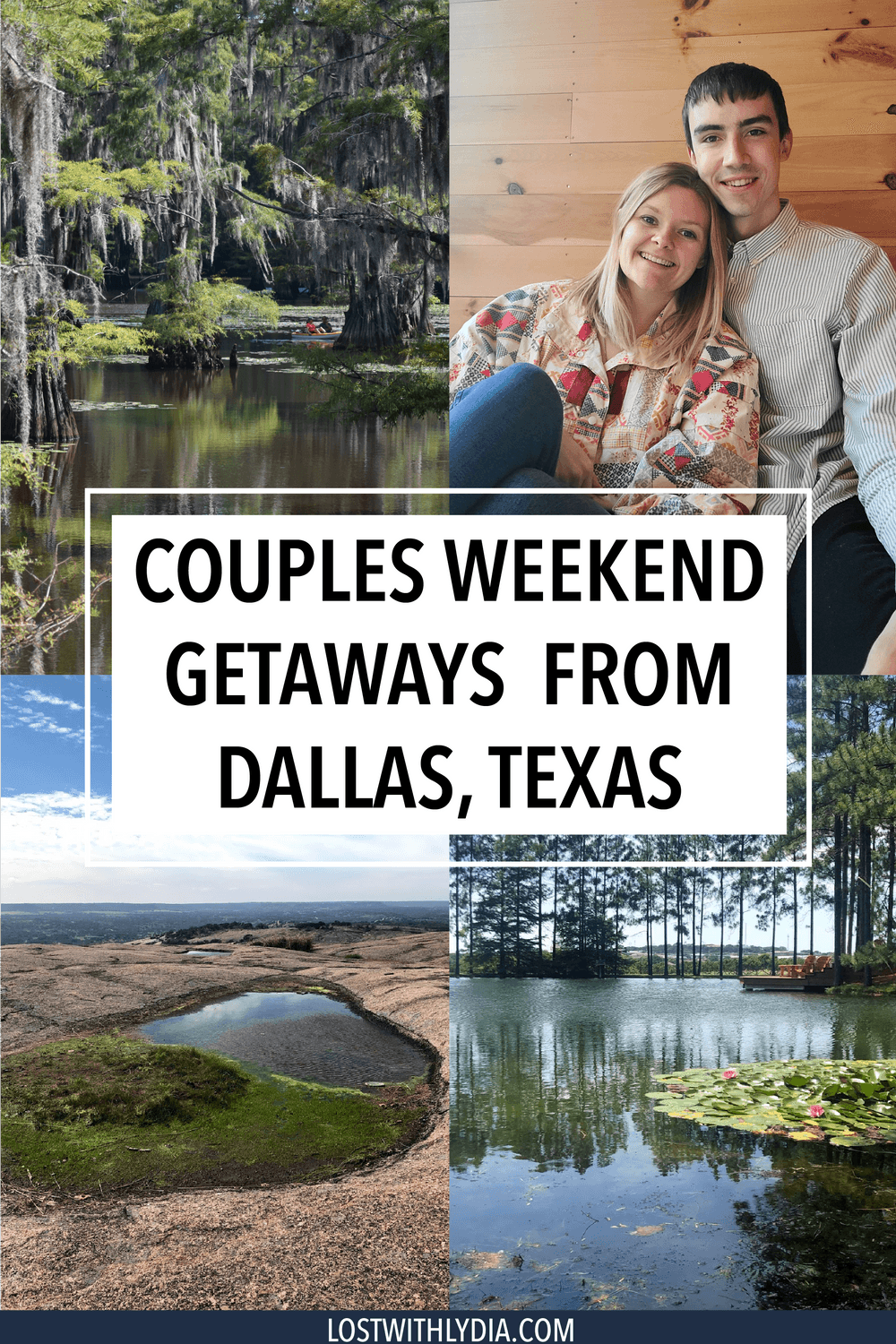 A list of some of the best romantic getaways from Dallas, Texas! Discover cozy cabins, Texas wine country, hot spring spas and more a short drive from the DFW area.