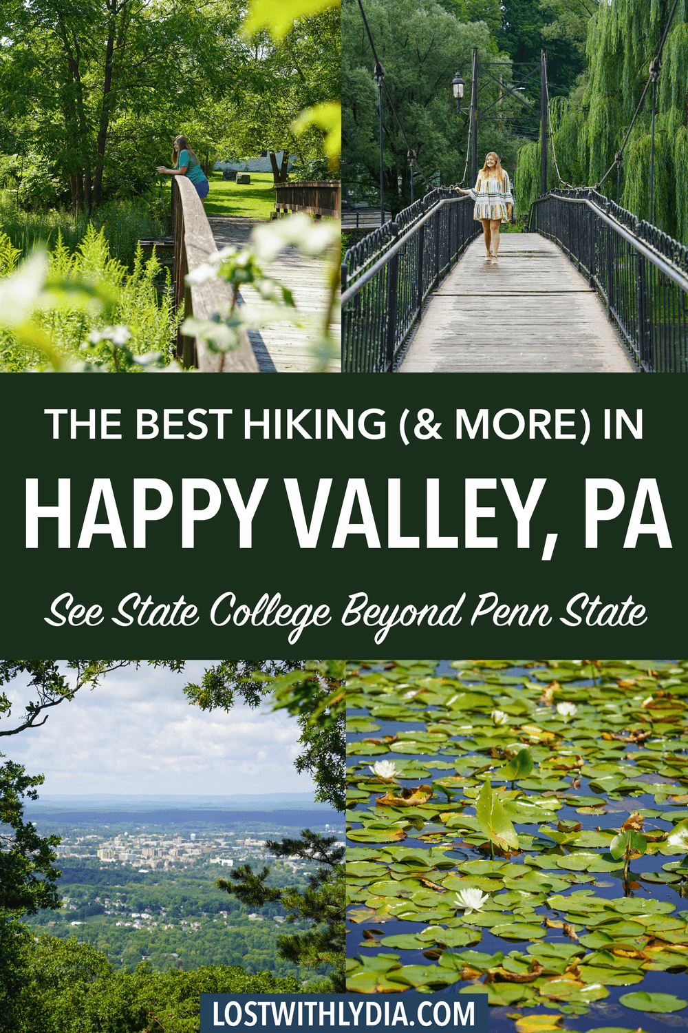 Discover the best hiking trails in Happy Valley, PA, plus other outdoor adventures, delicious food and more.