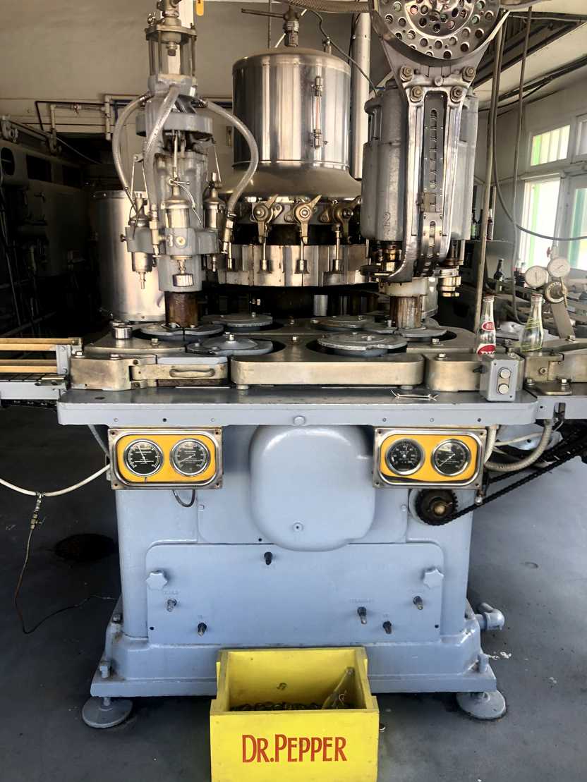 A piece of bottling machiery on the Dublin Bottling Works factory tour.