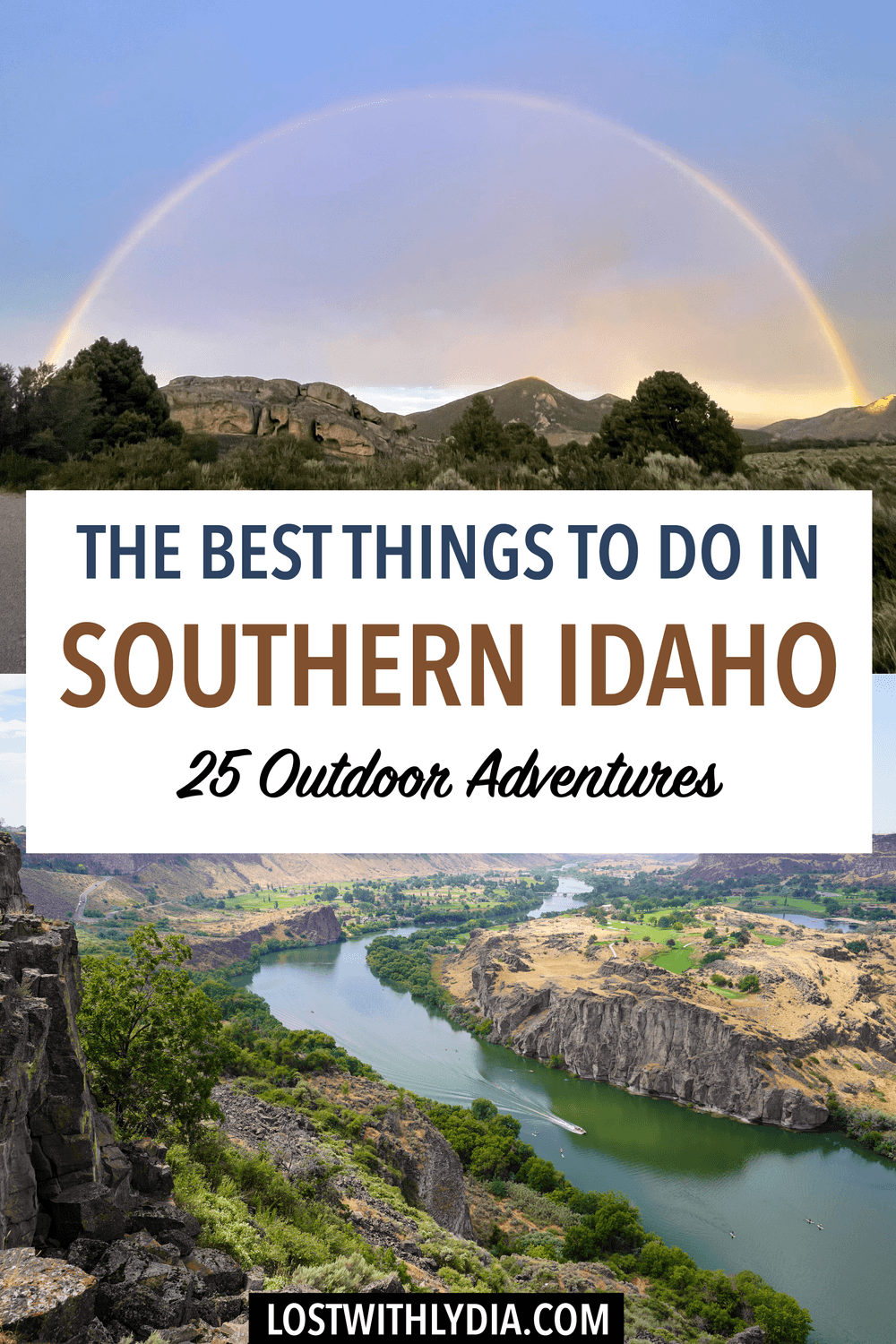 Plan an Idaho road trip with this guide! Discover all of the best outdoor adventures near Boise and Twin Falls and learn about hte best things to do in Southern Idaho.