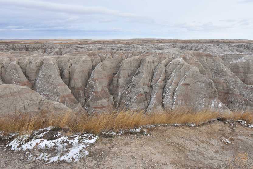 Some unique rock formations as far as the eye can see.