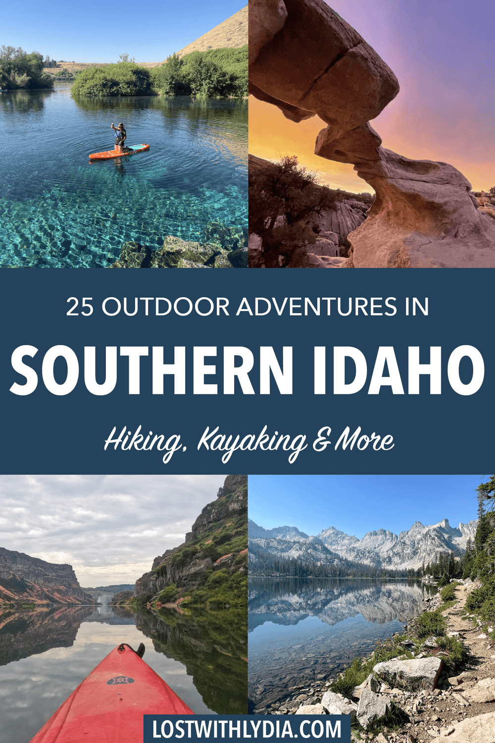 Plan an Idaho road trip with this guide! Discover all of the best outdoor adventures near Boise and Twin Falls and learn about hte best things to do in Southern Idaho.