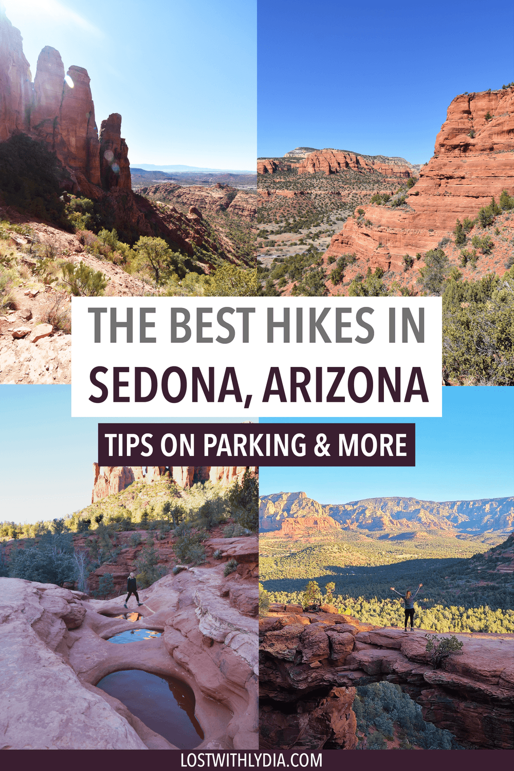 All of the info you need on the best day hikes in Sedona, Arizona! Get the details on parking in Sedona, the best trails in Sedona and more.