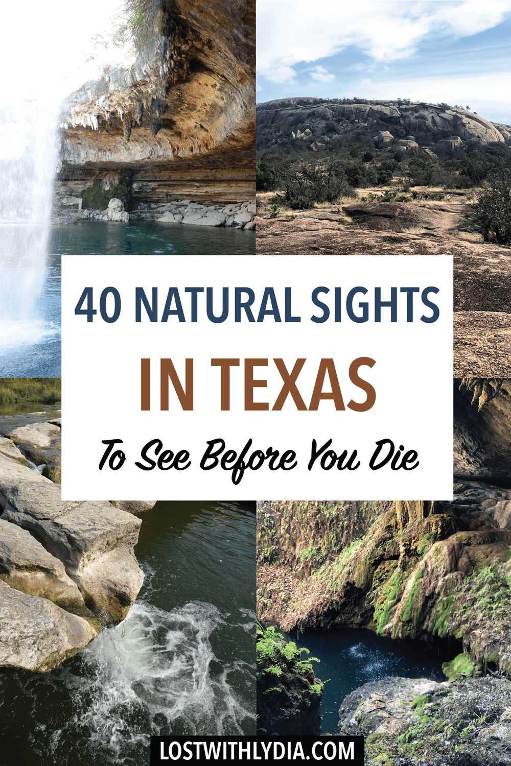 Explore all of the best natural wonders in Texas with this Texas Outdoor Bucket list! discover the best Texas swimming holes, the best Texas state parks, the Texas national parks and more.