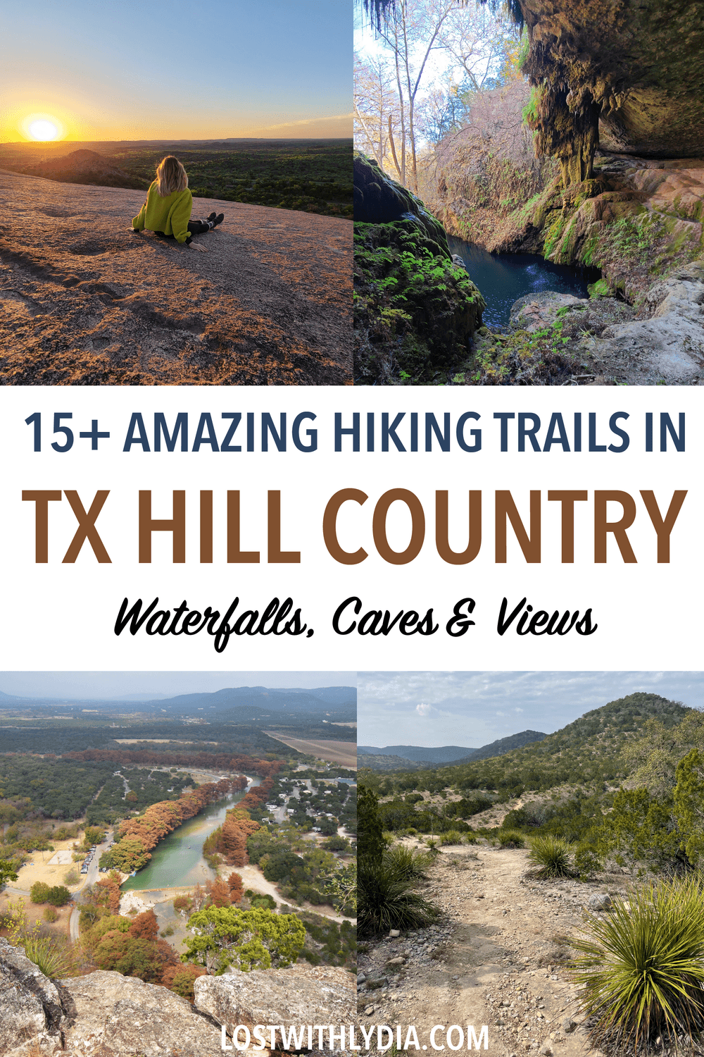 This post covers all of the best hiking trails in Texas Hill Country! Discover beautiful Texas state parks, swimming holes and many places to add to your Texas bucket list.