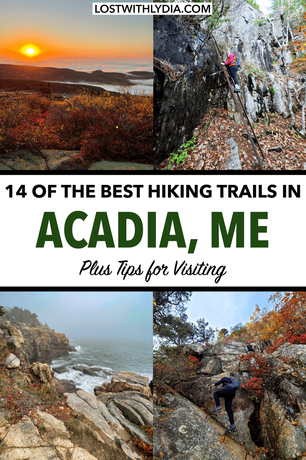 Discover the best hiking trails in Acadia National Park for all levels! Plus, find out when to visit Acadia, what to expect and more tips for a beautiful Maine vacation.