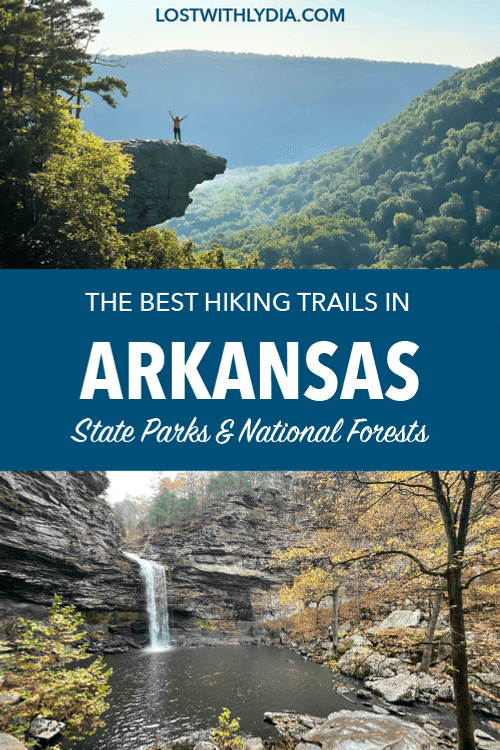Arkansas is an underrated hiking destination full of rocky bluffs, waterfalls and so much to discover. This guide includes details on 12 trails in Arkansas state parks and national forests.